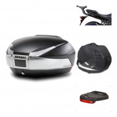 Rear trunk + mounting hardware + accessories  SH48 TITANIUM PREMIUM