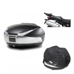 Back trunk + big top fitting + internal bag  SH48 TITANIUM PREMIUM
