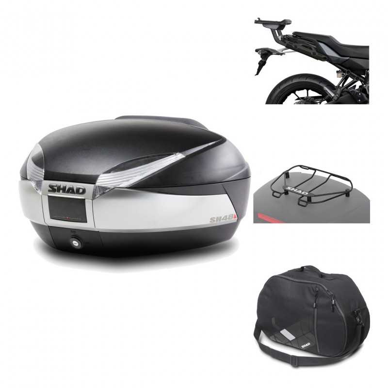 Rear trunk + mounting hardware + accessories  SH48 TITANIUM PREMIUM
