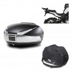 Back trunk + big top fitting + internal bag  SH48 TITANIUM PREMIUM
