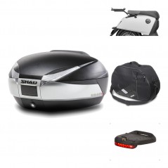 SHAD Baul trasero + herraje montaje accesorios SH48 TITANIUM PREMIUM KIT-186602