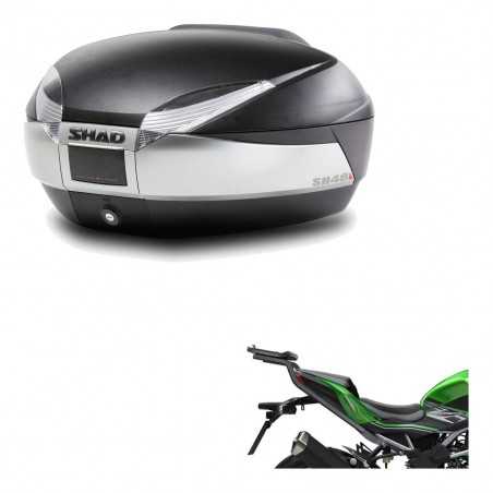 SHAD Baul trasero + herraje montaje SH48 TITANIUM PREMIUM KIT-186503