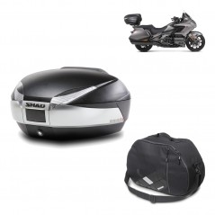 Back trunk + big top fitting + internal bag  SH48 TITANIUM PREMIUM