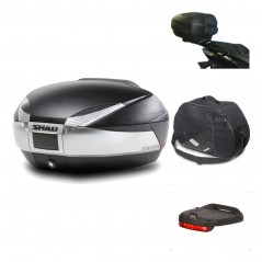Rear trunk + mounting hardware + accessories  SH48 TITANIUM PREMIUM
