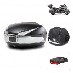 Rear trunk + mounting hardware + accessories  SH48 TITANIUM PREMIUM