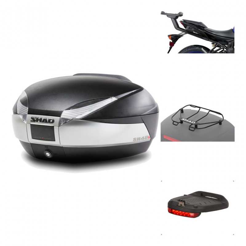 Rear trunk + mounting hardware + accessories  SH48 TITANIUM PREMIUM