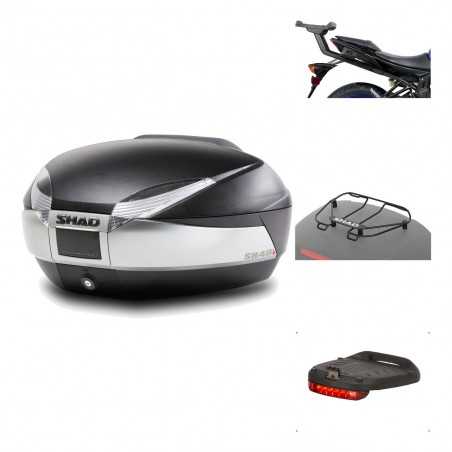 SHAD Baul trasero + herraje montaje accesorios SH48 TITANIUM PREMIUM KIT-186356
