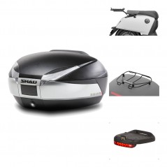 Rear trunk + mounting hardware + accessories  SH48 TITANIUM PREMIUM