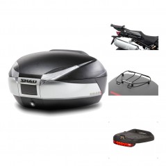 Rear trunk + mounting hardware + accessories  SH48 TITANIUM PREMIUM