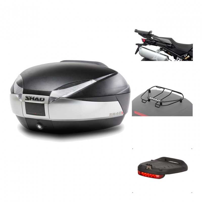 Rear trunk + mounting hardware + accessories  SH48 TITANIUM PREMIUM