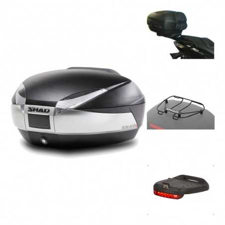 SHAD Baul trasero + herraje montaje accesorios SH48 TITANIUM PREMIUM KIT-186556
