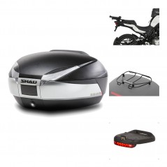 Rear trunk + mounting hardware + accessories  SH48 TITANIUM PREMIUM