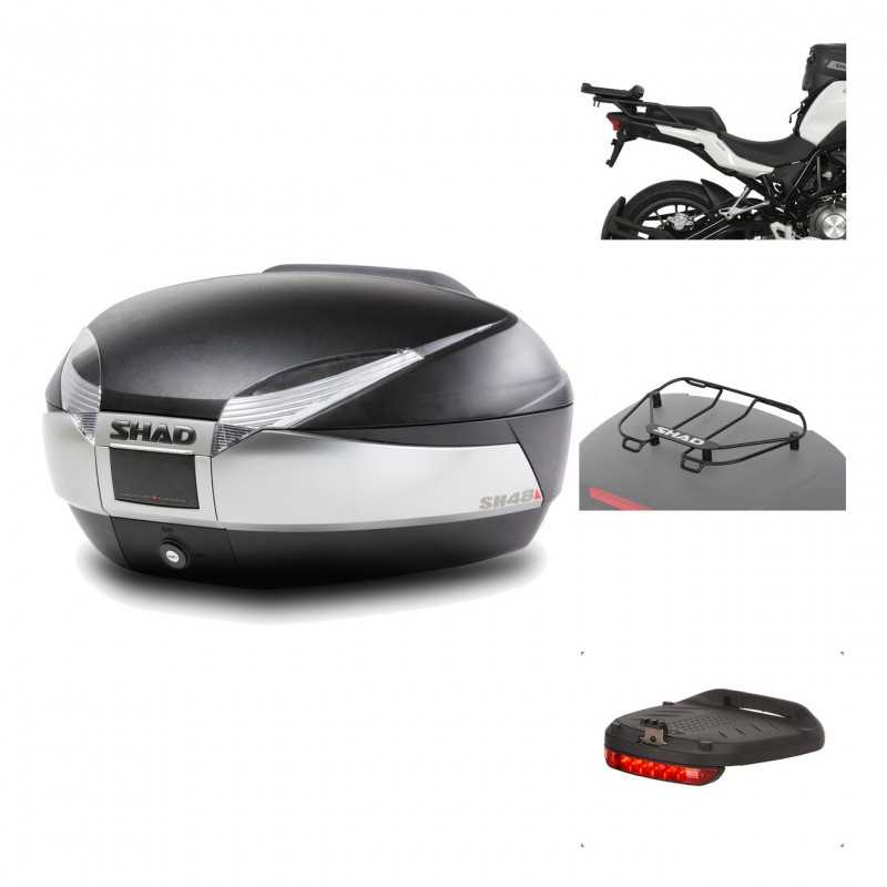 Rear trunk + mounting hardware + accessories  SH48 TITANIUM PREMIUM
