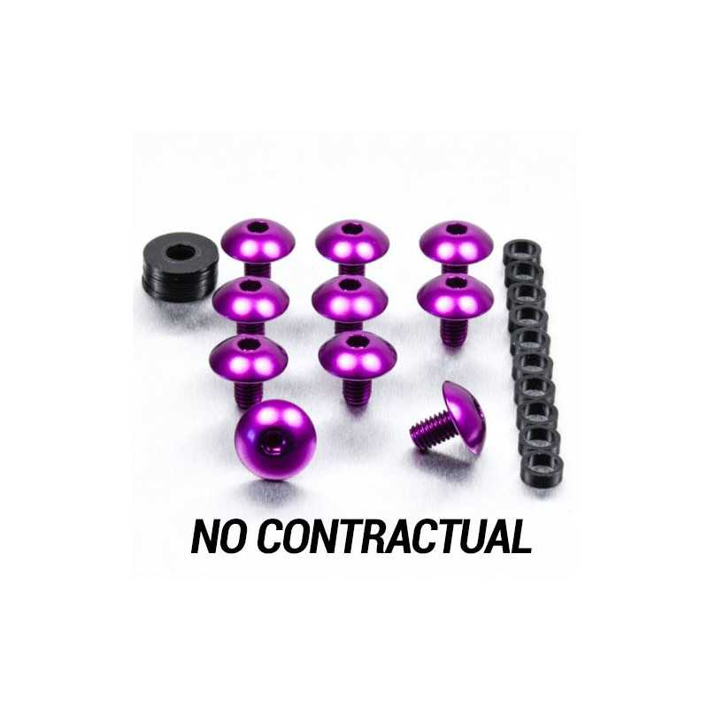 PRO-BOLT Kit tornillería aluminio carenado FOAP110P Violeta 58038