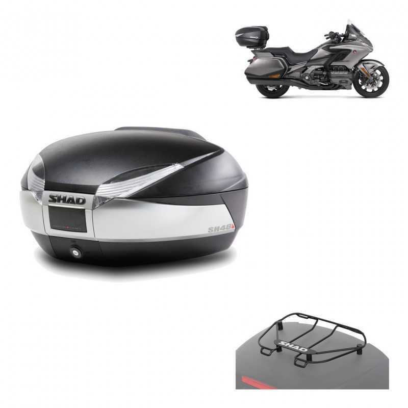 Back trunk + big top fitting + top grid rack  SH48 TITANIUM PREMIUM