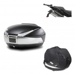 Back trunk + big top fitting + internal bag  SH48 TITANIUM PREMIUM