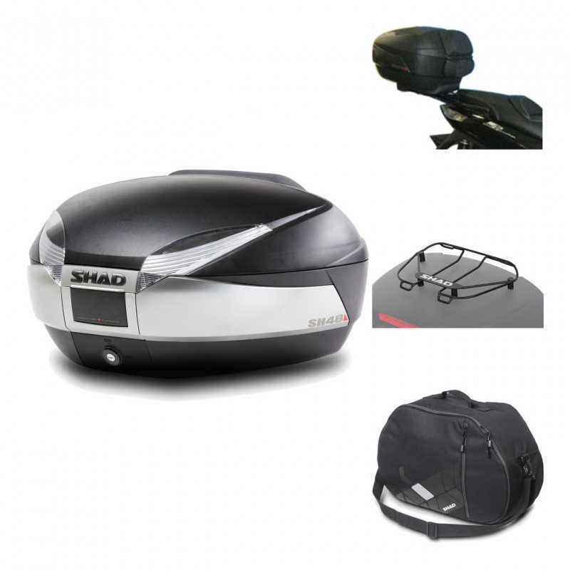 Rear trunk + mounting hardware + accessories  SH48 TITANIUM PREMIUM
