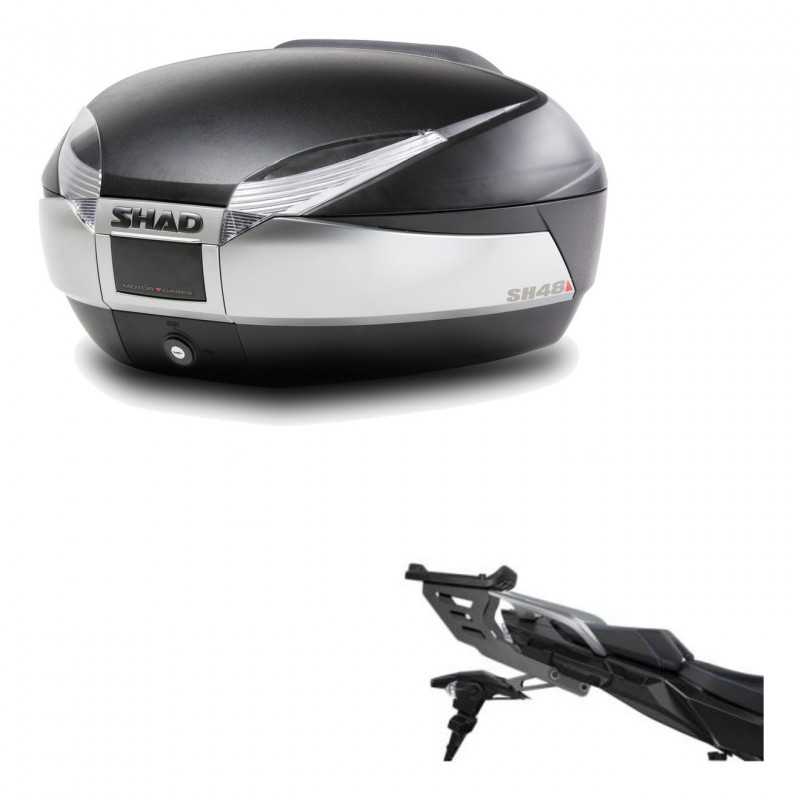 SHAD Baul trasero + herraje montaje SH48 TITANIUM PREMIUM KIT-186359