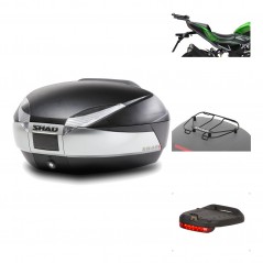 Rear trunk + mounting hardware + accessories  SH48 TITANIUM PREMIUM