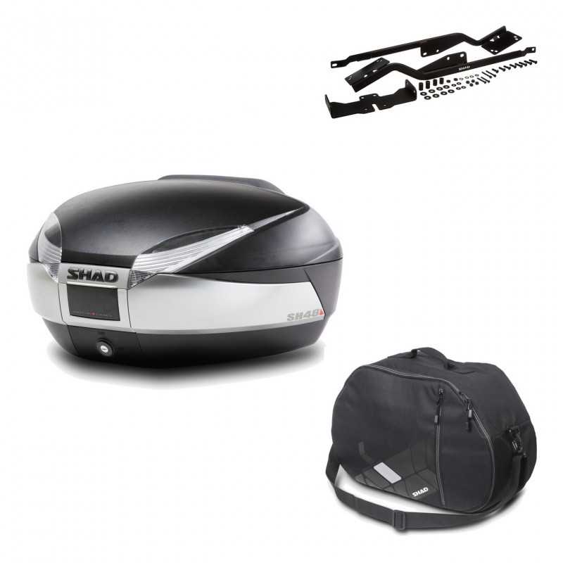 Back trunk + big top fitting + internal bag  SH48 TITANIUM PREMIUM
