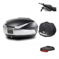 Rear trunk + mounting hardware + accessories  SH48 TITANIUM PREMIUM