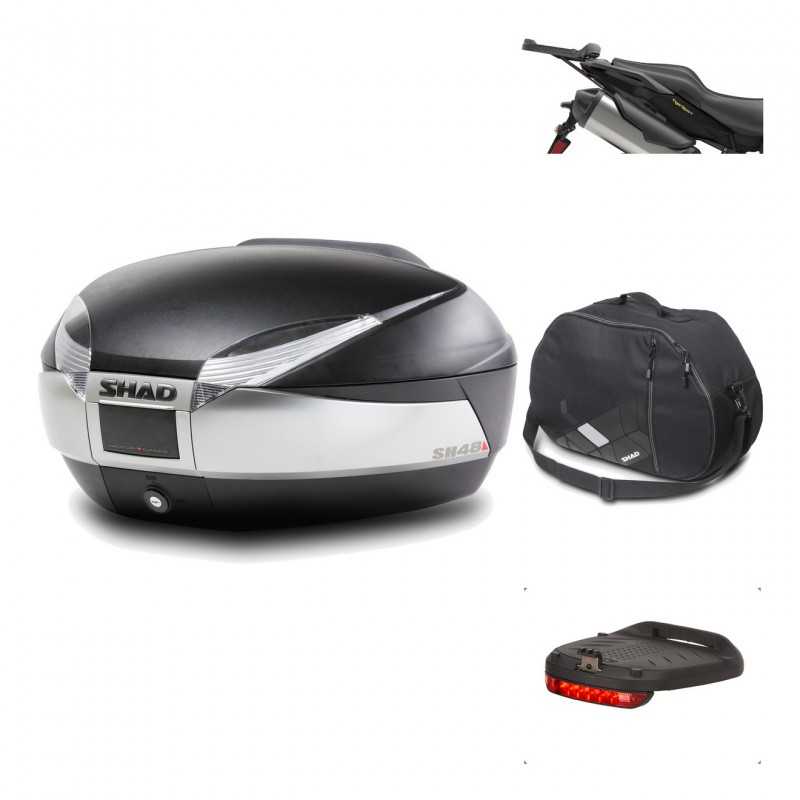 Rear trunk + mounting hardware + accessories  SH48 TITANIUM PREMIUM