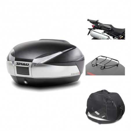 Rear trunk + mounting hardware + accessories  SH48 TITANIUM PREMIUM