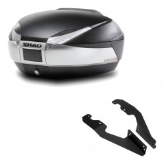 SHAD Baul trasero + herraje montaje SH48 TITANIUM PREMIUM KIT-186559