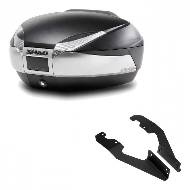 SHAD Baul trasero + herraje montaje SH48 TITANIUM PREMIUM KIT-186559