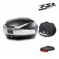 Rear trunk + mounting hardware + accessories  SH48 TITANIUM PREMIUM