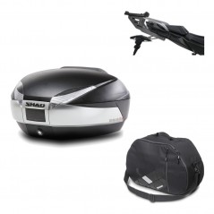 Back trunk + big top fitting + internal bag  SH48 TITANIUM PREMIUM