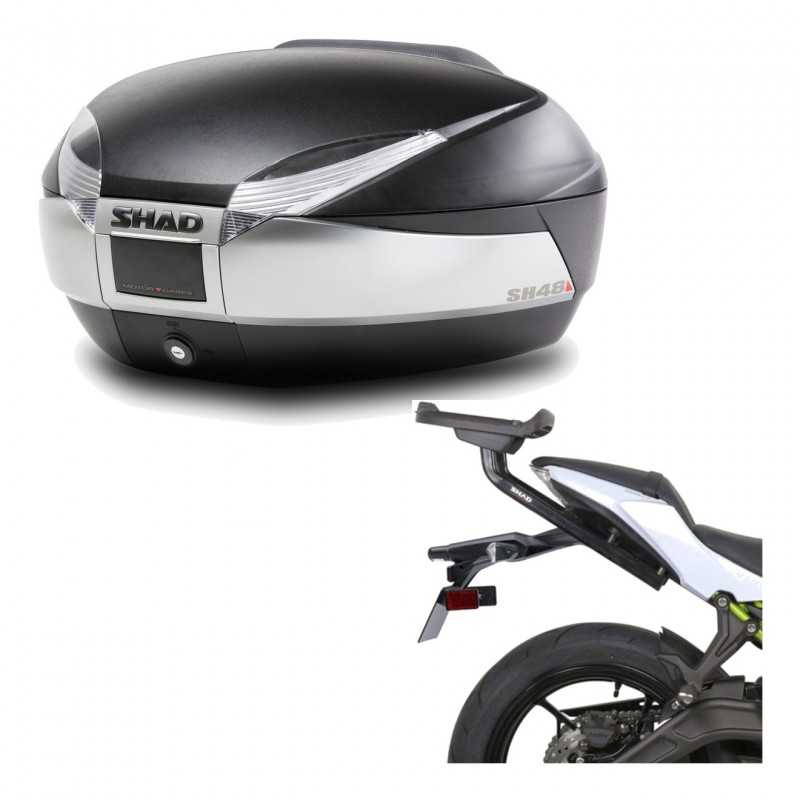 SHAD Baul trasero + herraje montaje SH48 TITANIUM PREMIUM KIT-186159