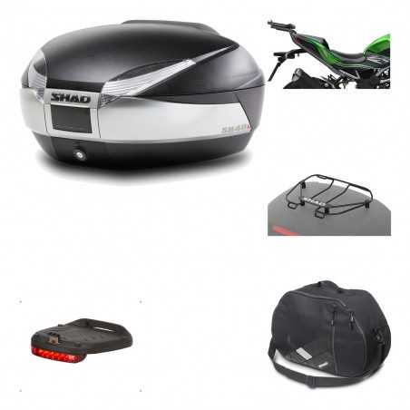 SHAD Baul trasero + herraje montaje accesorios SH48 TITANIUM PREMIUM KIT-186510