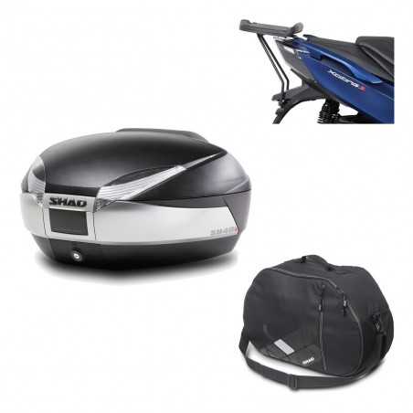 Back trunk + big top fitting + internal bag SH48 TITANIUM PREMIUM