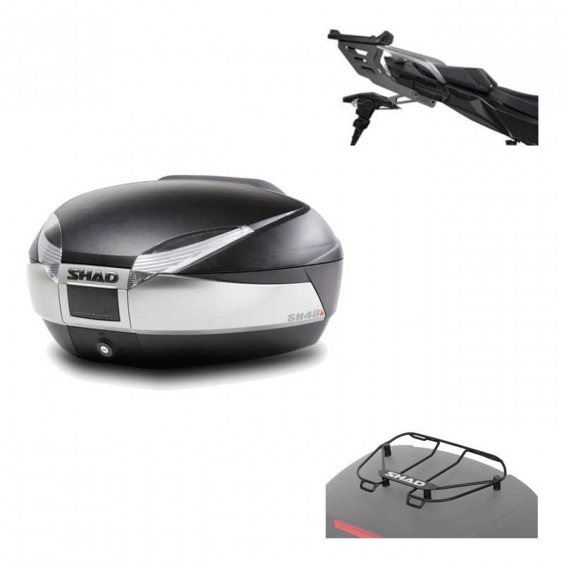 Back trunk + big top fitting + top grid rack  SH48 TITANIUM PREMIUM