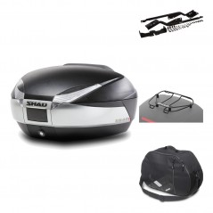 Rear trunk + mounting hardware + accessories  SH48 TITANIUM PREMIUM