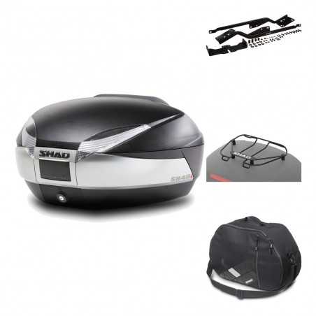 SHAD Baul trasero + herraje montaje accesorios SH48 TITANIUM PREMIUM KIT-186213