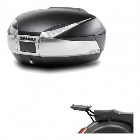 SHAD Baul trasero + herraje montaje SH48 TITANIUM PREMIUM KIT-186511