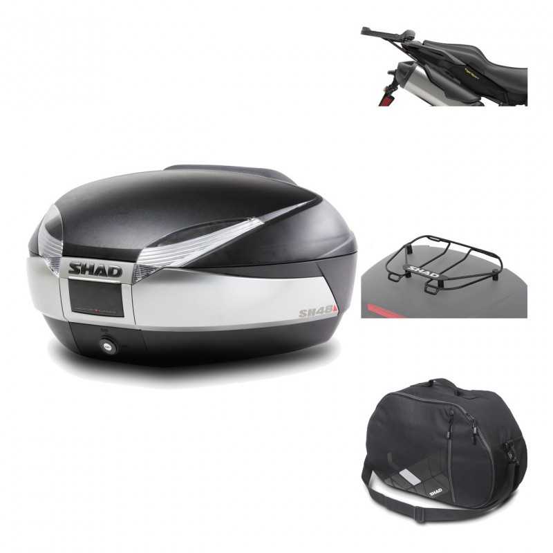 Rear trunk + mounting hardware + accessories  SH48 TITANIUM PREMIUM