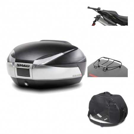 SHAD Baul trasero + herraje montaje accesorios SH48 TITANIUM PREMIUM KIT-186261