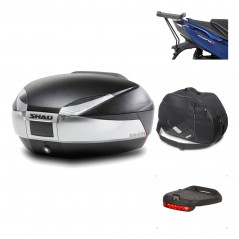 SHAD Baul trasero + herraje montaje accesorios SH48 TITANIUM PREMIUM KIT-186314