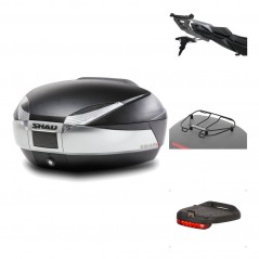 Rear trunk + mounting hardware + accessories  SH48 TITANIUM PREMIUM