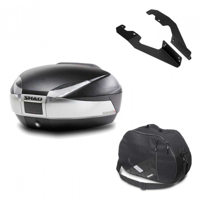 Back trunk + top fitting + internal bag  SH48 TITANIUM PREMIUM