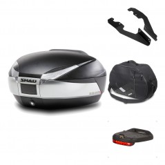 Rear trunk + mounting hardware + accessories  SH48 TITANIUM PREMIUM