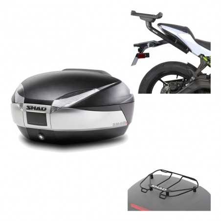 Back trunk + big top fitting + top grid rack  SH48 TITANIUM PREMIUM