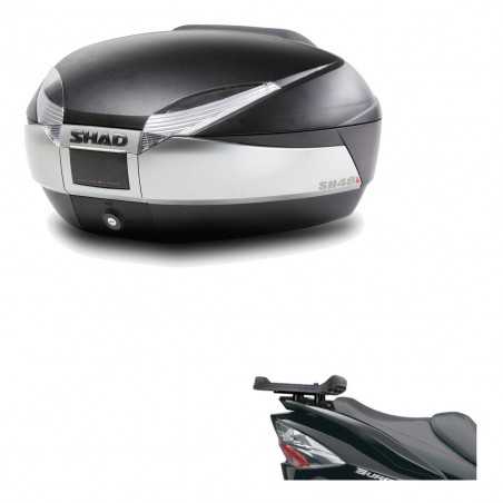 SHAD Baul trasero + herraje montaje SH48 TITANIUM PREMIUM KIT-186215