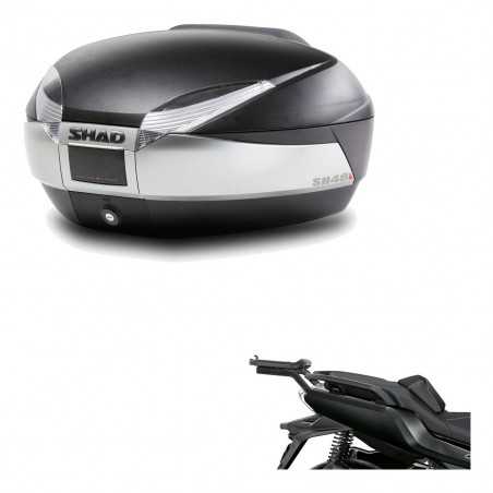 SHAD Baul trasero + herraje montaje SH48 TITANIUM PREMIUM KIT-186463
