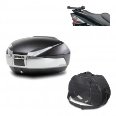 Back trunk + big top fitting + internal bag  SH48 TITANIUM PREMIUM