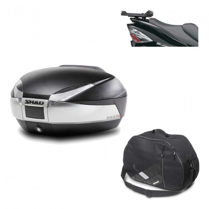 Back trunk + big top fitting + internal bag  SH48 TITANIUM PREMIUM
