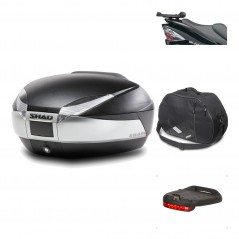 Rear trunk + mounting hardware + accessories  SH48 TITANIUM PREMIUM